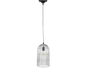 Suspension cage filaire 38 cm (Argent)