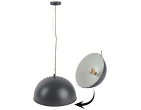 Suspension cinéma en métal 40 cm (Gris et blanc)