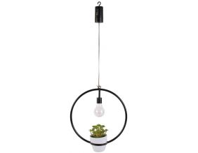 Suspension décorative avec plante artificielle