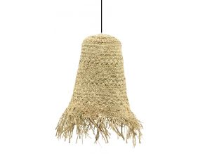 Suspension frange en jonc naturel