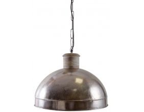 Suspension industrielle en métal et bois