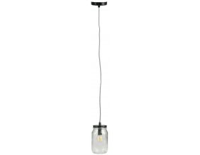 Suspension lumineuse mason jar en verre
