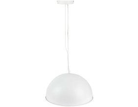 Suspension en métal cinéma bicolore 50 cm (Blanc et argenté)