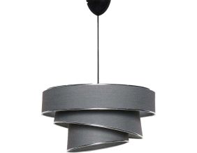 Suspension en métal et coton Couper (Anthracite, argent)