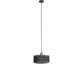 Suspension ronde en métal perforé