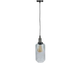 Suspension en verre fumé Bouteille (Gris)