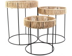 Table d'appoint Blue Lagon (Lot de 3)