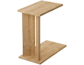 Table d'appoint en aggloméré Lun (Chêne)