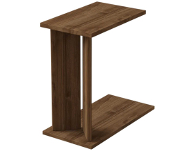 Table d'appoint en aggloméré Lun (Noyer)