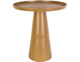Table d'appoint en aluminium Force 40 x 43 cm (Jaune moutarde)