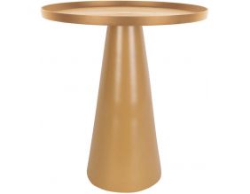 Table d'appoint en aluminium Force 43 x 48.5 cm (Jaune moutarde)