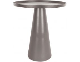 Table d'appoint en aluminium Force 43 x 48.5 cm (Taupe)
