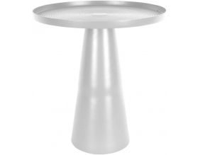 Table d'appoint en aluminium Force 40 x 43 cm (Ivoire)