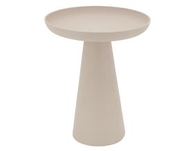 Table d'appoint en métal Orso (Beige)