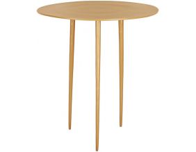 Table d'appoint en métal Supreme 37 x 42.5 cm (Jaune ocre)