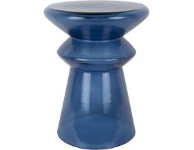 Table d'appoint en verre Amarre (Bleu)