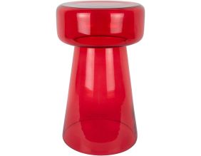 Table d'appoint en verre Corcho (Rouge)