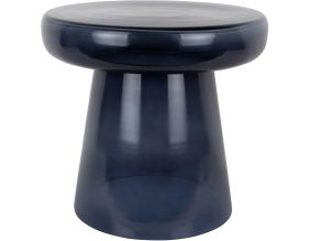 Table d'appoint en verre coloré Simpleza (Gris)