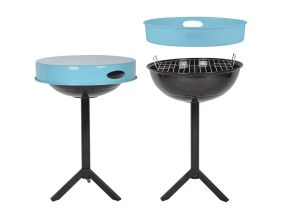 Table barbecue avec plateau amovible (Plateau bleu)