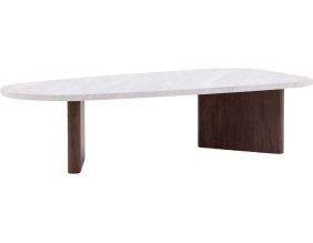 Table basse 65 x 130 cm Grönvik (Gris, Marron)