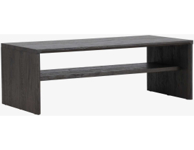 Table basse en MDF Telemarket 110 x 50 x 38 cm (Noir)