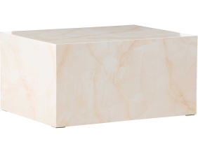 Table basse en MDF York Glossy (Jaune)