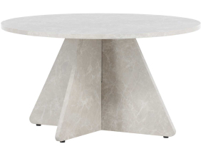 Table basse en MDF effet marbre Bootcut 80 x 45 cm