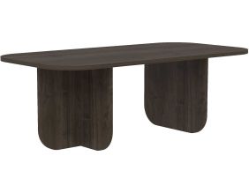 Table basse en aggloméré Becaj (Noyer)