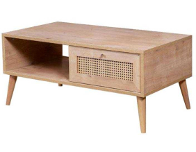 Table basse en aggloméré Calvin (Chêne)