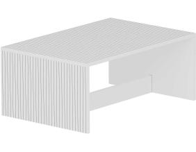 Table basse en aggloméré Lenna (Blanc)