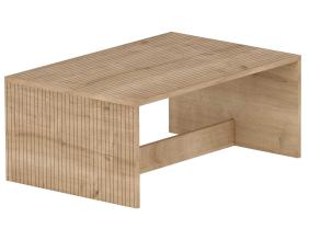Table basse en aggloméré Lenna (Chêne)