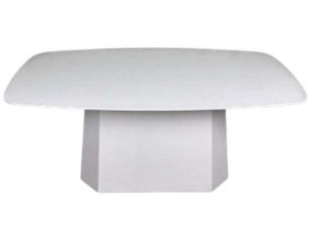 Table basse en aggloméré Lilyum Large (Blanc)