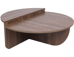 Table basse en aggloméré Podium (Noyer)