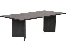 Table basse en aggloméré Sabin (Bois noir)