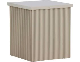 Table basse beige Lenox (40 x 40 x 45 cm)