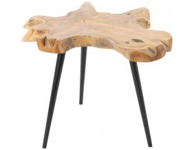 Table basse en bois Maison du lac 70 cm
