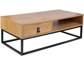 Table basse en bois et métal Abbott