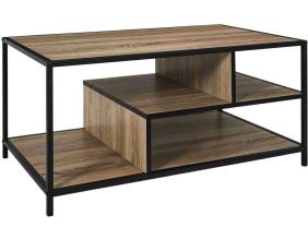 Table basse en bois et métal Edison