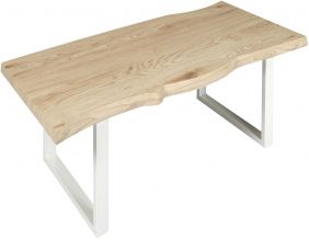 Table basse industrielle en bois et métal Forest