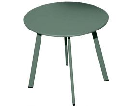 Table basse de jardin en acier Massai 40 cm (Vert)