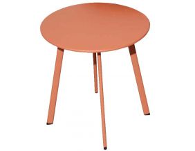 Table basse de jardin en acier Massai 45 cm (Hermes)