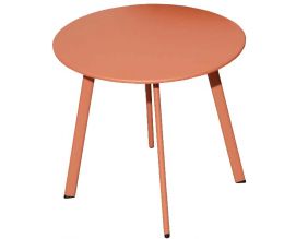 Table basse de jardin en acier Massai 40 cm (Hermes)
