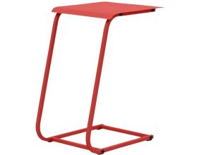 Table basse de jardin en acier Violette (Rouge)