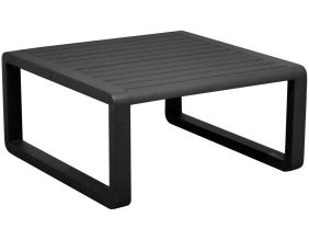 Table basse de jardin en aluminium 80x80 cm Tonio (Graphite)