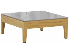 Table basse de jardin en aluminium et céramique Welcome