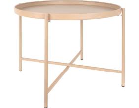 Table basse en métal Meseta (Marron clair)