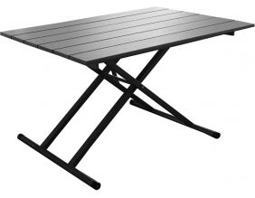 Table basse relevable en table à manger jardin Pump