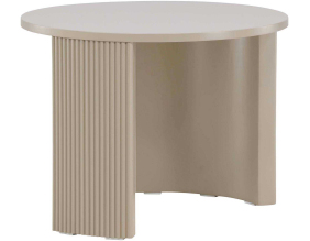 Table basse ronde ø60 cm Bristol (Beige)
