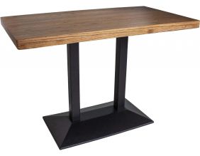 Table bistrot double pied 110 x 60 x 75 cm