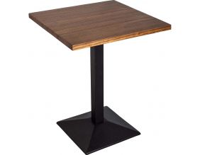 Table bistrot  plateau en bois d'orme 60 x 60 x 75 cm